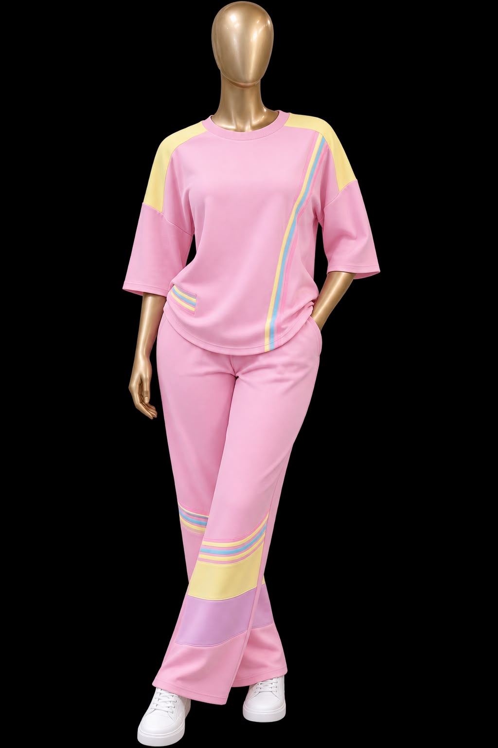 Women's Soft Casual Two-Piece Tracksuit Set